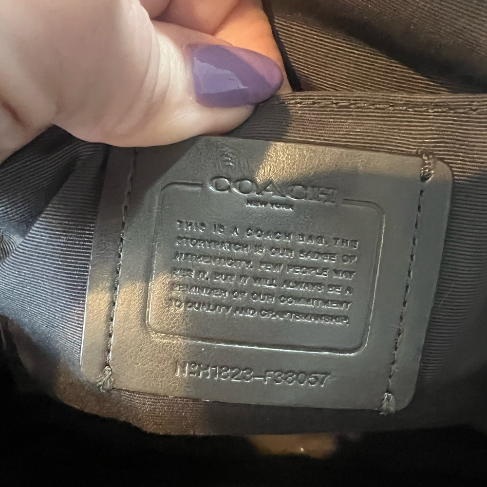 Coach Gold Metallic And Python Embossed Domed Sie… - image 7